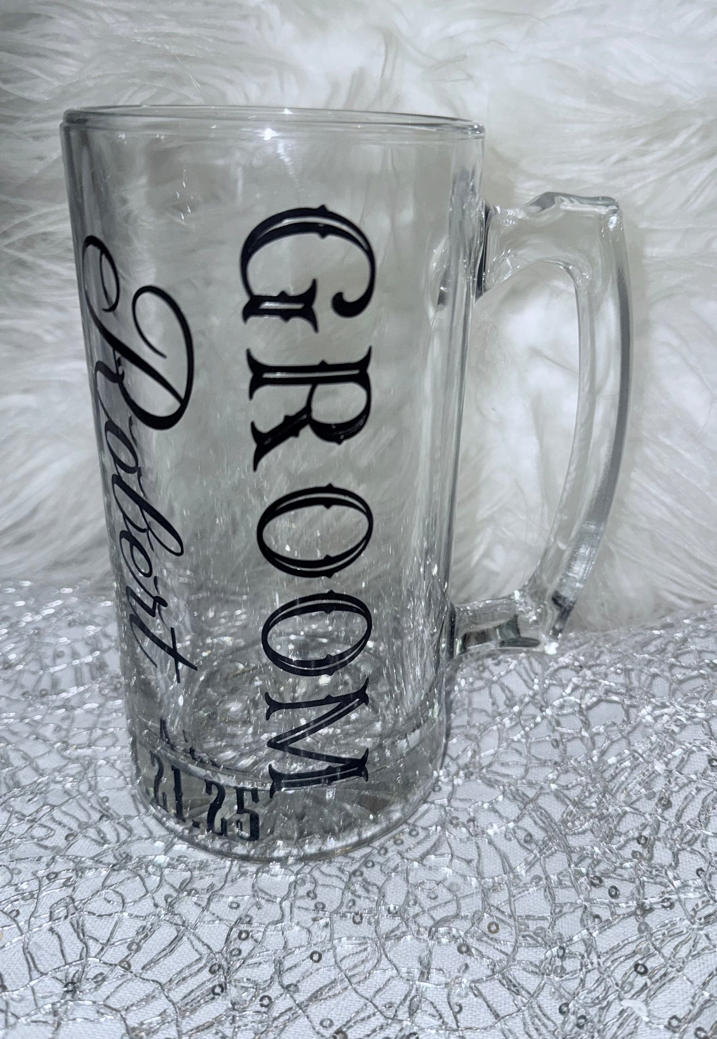 Groom/ Groomsman beer mug